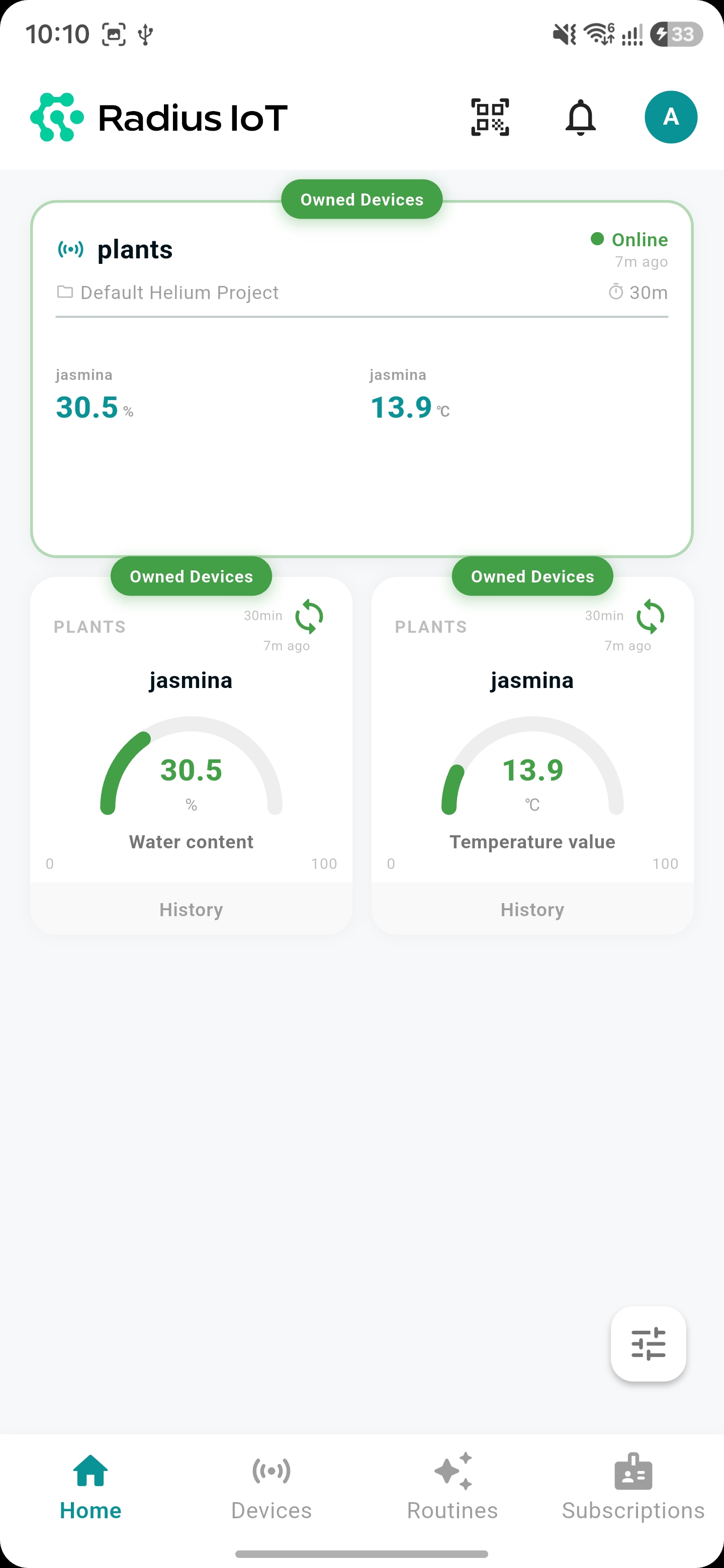 Home Dashboard