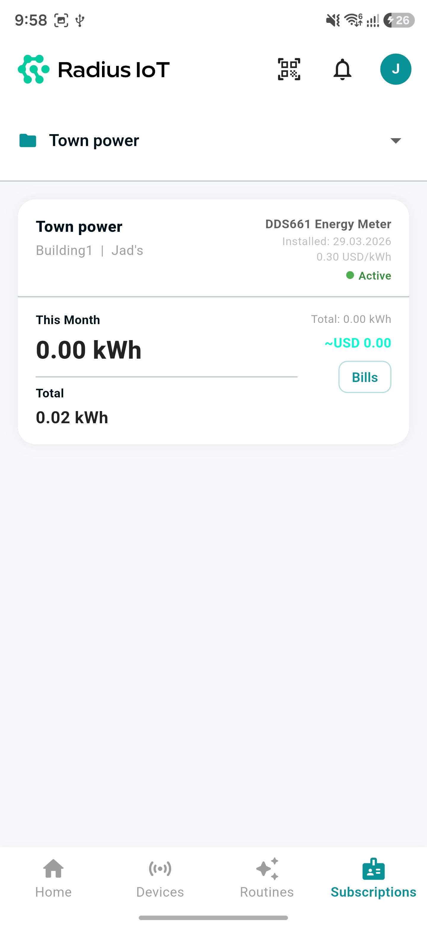 Subscriber Mobile App